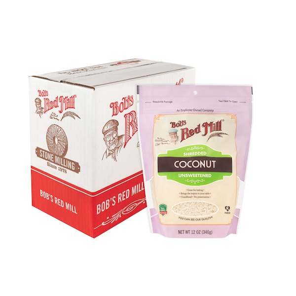 Bob's Red Mill Shredded Coconut 12 oz. Bag, PK4